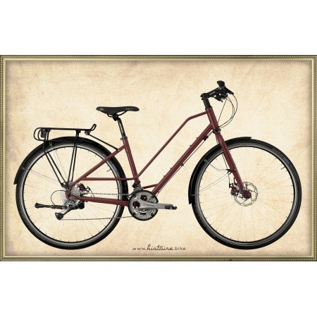 Superbe vélo de voyage à Grenoble : la Globe Trotteuse de chez HISTOIRE Bike en stock chez NATURAVÉLO