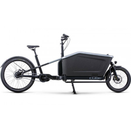 Vélo cargo CUBE Hybrid 500 Wh à Grenoble : maniable et parfait pour toutes les utilisations avec sa grande caisse !